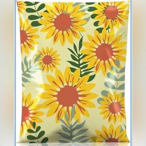 Qty12 Sunflower 10”x13” Poly mailers Waterproof